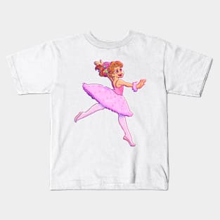 Joyful Ballerina Kids T-Shirt